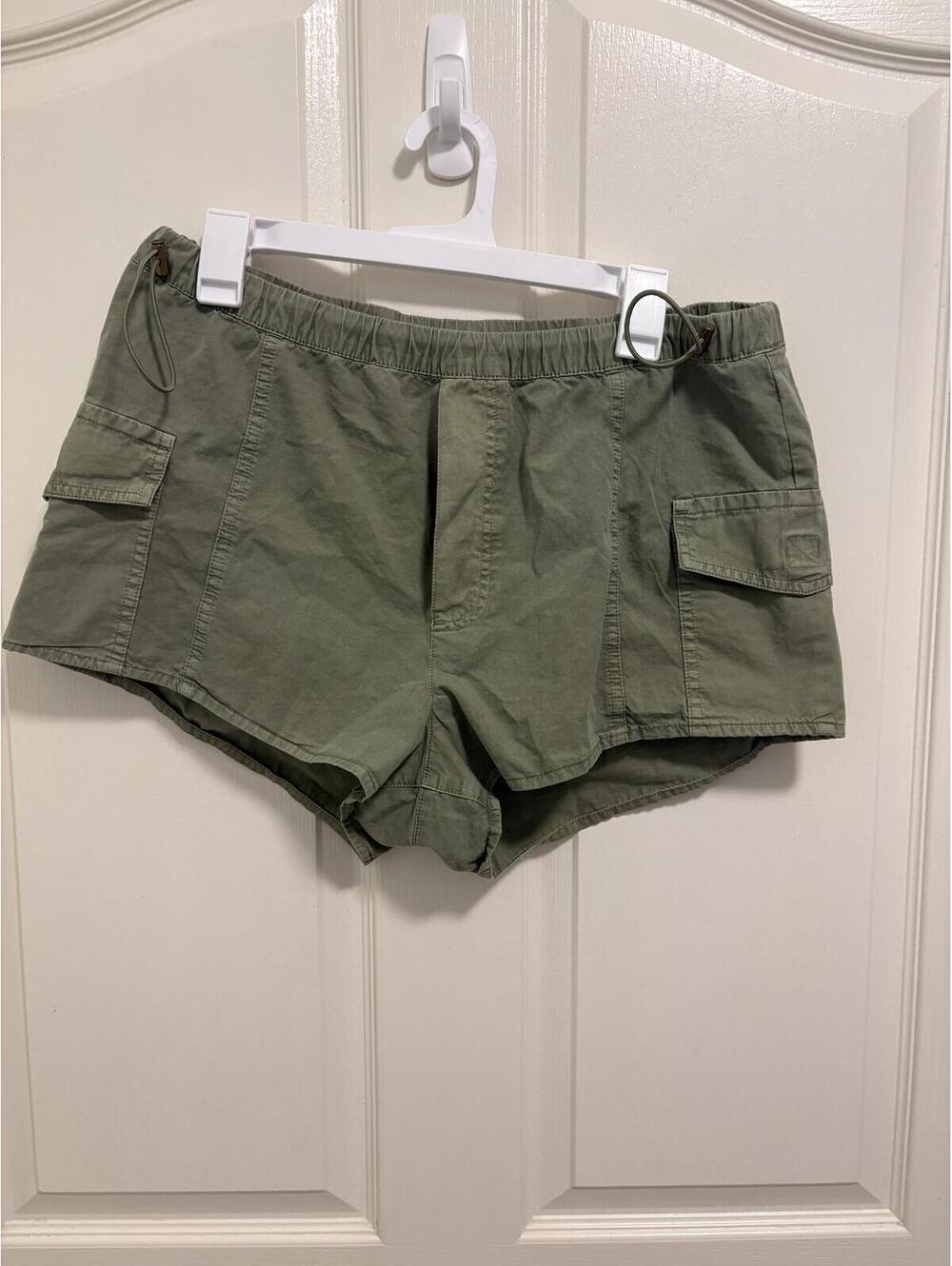 Arizona Jean Co Olive Green Cotton Cargo Shorts Size L